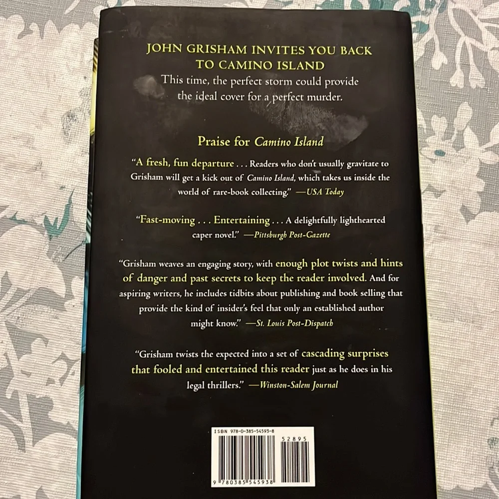 Camino Winds - by John Grisham hardback 1st Edition Book EUC